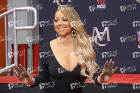 Hand and Footprint Ceremony mit Mariah Carey in Los Angeles