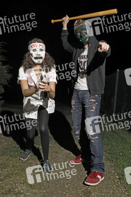 Photoshooting mit 'The Purge' Fans in Eldagsen