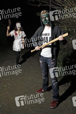 Photoshooting mit 'The Purge' Fans in Eldagsen