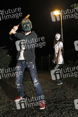 Photoshooting mit 'The Purge' Fans in Eldagsen