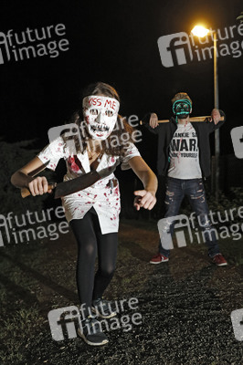 Photoshooting mit 'The Purge' Fans in Eldagsen