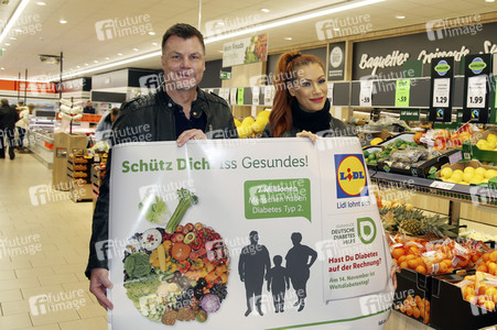 Präsentation der Plakataktion von Lidl und der Deutschen Diabetes-Hilfe in Hamburg