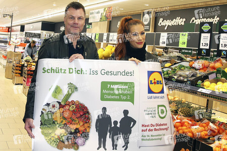 Präsentation der Plakataktion von Lidl und der Deutschen Diabetes-Hilfe in Hamburg