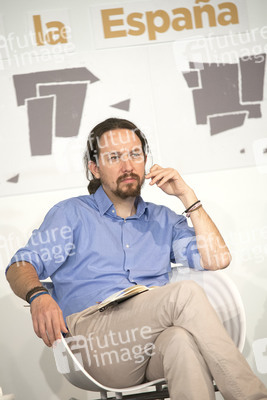 Buchpräsentation von Pablo Iglesias Turrión in Madrid
