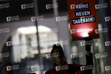 Demonstration für den Kohleausstieg in Berlin