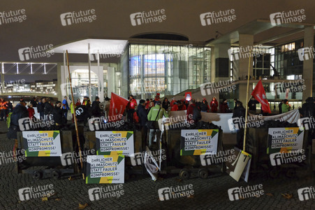 Demonstration für den Kohleausstieg in Berlin