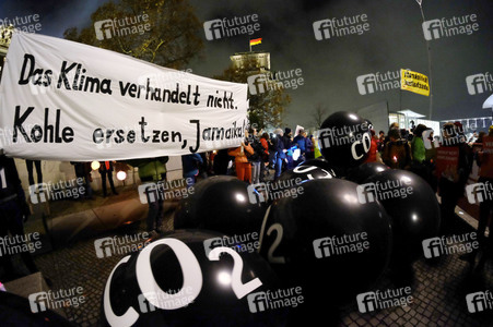 Demonstration für den Kohleausstieg in Berlin