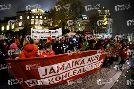 Demonstration für den Kohleausstieg in Berlin