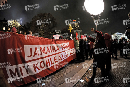Demonstration für den Kohleausstieg in Berlin