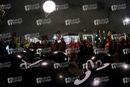 Demonstration für den Kohleausstieg in Berlin