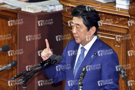 Plenarsitzung mit Shinzo Abe  in Tokio