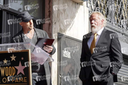 Nick Nolte erhält einen Stern auf dem Hollywood Walk of Fame in Los Angeles