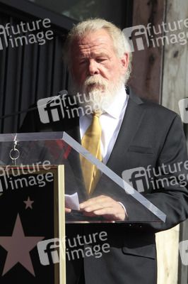 Nick Nolte erhält einen Stern auf dem Hollywood Walk of Fame in Los Angeles