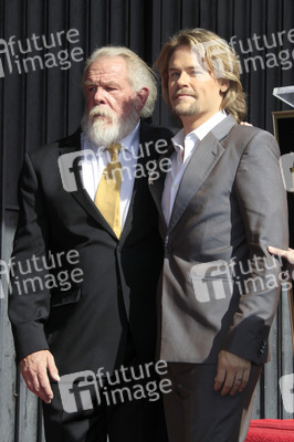 Nick Nolte erhält einen Stern auf dem Hollywood Walk of Fame in Los Angeles