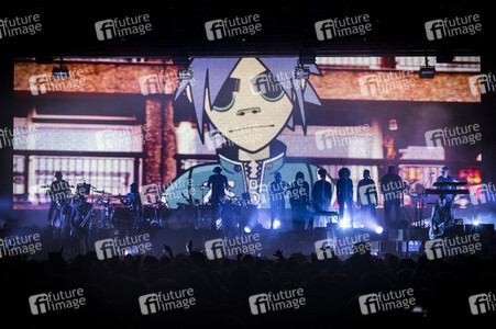 Konzert der Gorillaz in Düsseldorf