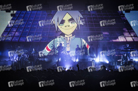 Konzert der Gorillaz in Düsseldorf