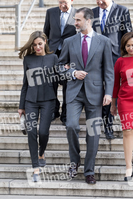 Letizia und Felipe von Spanien bei der Biblioteca Nacional in Madrid