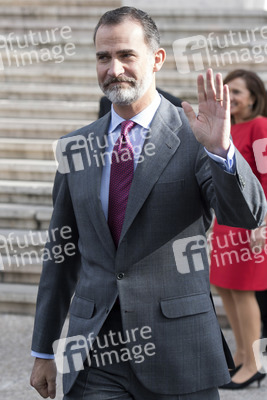 Letizia und Felipe von Spanien bei der Biblioteca Nacional in Madrid
