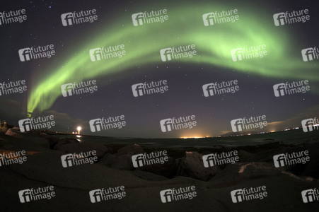 Nordlichter über Seltjarnarnes