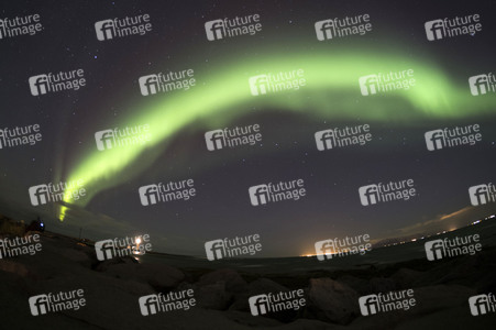 Nordlichter über Seltjarnarnes