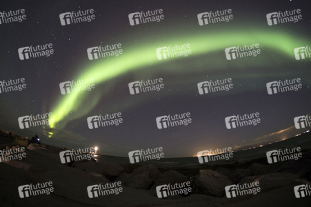 Nordlichter über Seltjarnarnes