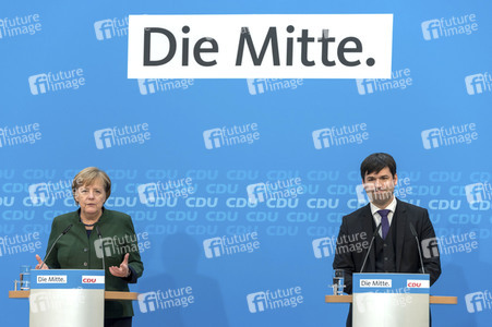 Pressekonferenz zur Sitzung des CDU-Bundesvorstands in Berlin