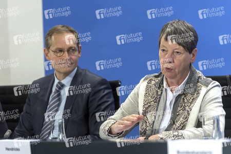 Pressekonferenz zum Thema Luftqualität in Berlin