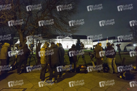 Sondierungsgespräche in Schloss Bellevue in Berlin