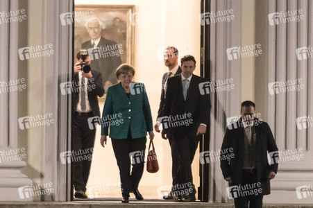 Sondierungsgespräche in Schloss Bellevue in Berlin