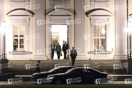Sondierungsgespräche in Schloss Bellevue in Berlin