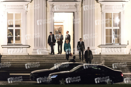 Sondierungsgespräche in Schloss Bellevue in Berlin