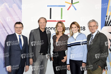 Pressekonferenz von ARD und ZDF zu den XXIII. Olympischen Winterspielen im südkoreanischen Pyeongchang 2018 in Berlin