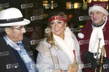Al Bano und Romina Power auf dem Weihnachtsmarkt in Hamburg