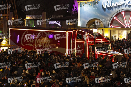 Der Wintermarkt am Riesenradplatz in Wien