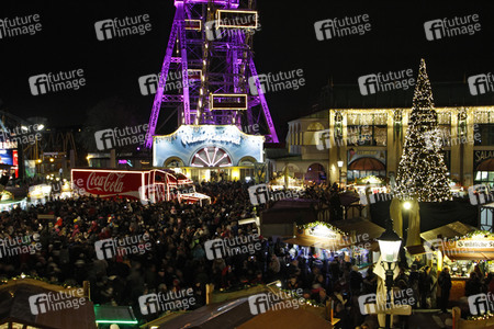 Der Wintermarkt am Riesenradplatz in Wien