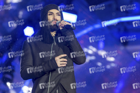 Probe zur Silvester Party am Brandenburger Tor in Berlin