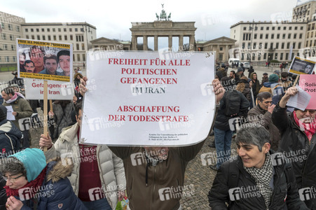 Proteste gegen die iranische Regierung in Berlin