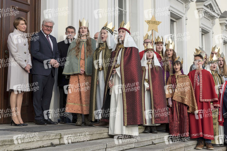 Frank-Walter Steinmeier empfängt die Sternsinger in Berlin