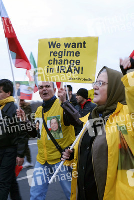 Proteste gegen die iranische Regierung in Berlin