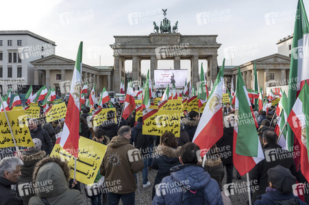 Proteste gegen die iranische Regierung in Berlin