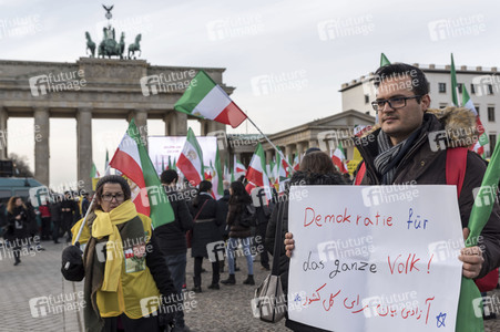 Proteste gegen die iranische Regierung in Berlin