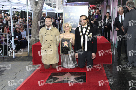 Gillian Anderson erhält einen Stern auf dem Hollywood Walk of Fame in Los Angeles