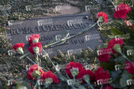 99. Jahrestag der Ermordung von Rosa Luxemburg und Karl Liebknecht in Berlin