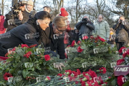 99. Jahrestag der Ermordung von Rosa Luxemburg und Karl Liebknecht in Berlin