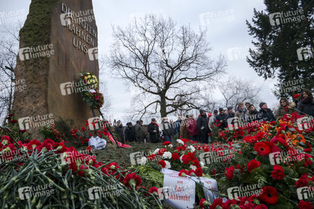 99. Jahrestag der Ermordung von Rosa Luxemburg und Karl Liebknecht in Berlin