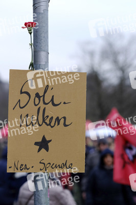 99. Jahrestag der Ermordung von Rosa Luxemburg und Karl Liebknecht in Berlin