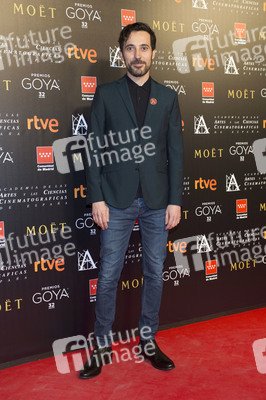 Treffen der Nominierten der 32. Goya Filmpreis Verleihung in Madrid