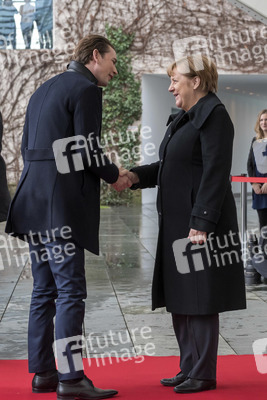 Angela Merkel empfängt Sebastian Kurz in Berlin