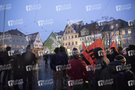 Anti-Moschee-Demo in Erfurt