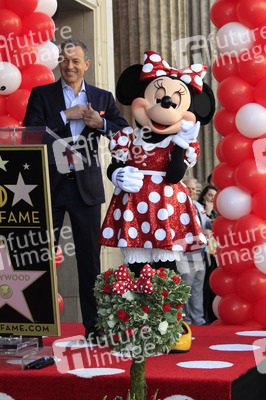 Minnie Mouse erhält einen Stern auf dem Hollywood Walk of Fame in Los Angeles
